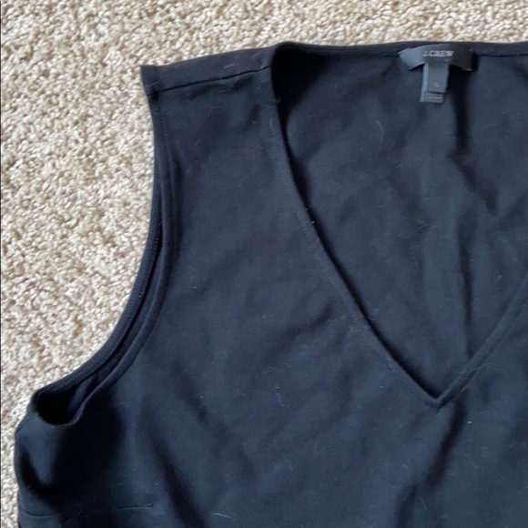 J Crew Velvet Peplum Top - Picture 2 of 5
